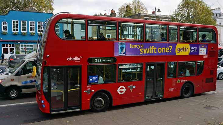 Abellio Alexander Dennis Enviro400H 2470